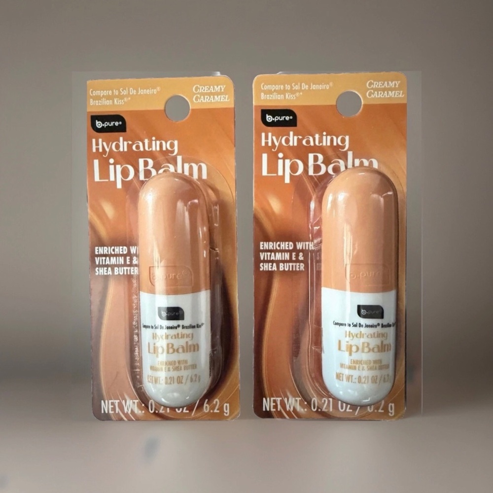 BPure Hydrating Lip Balm CREAMY CARAMEL B•Pure B Pure (Set of 2)